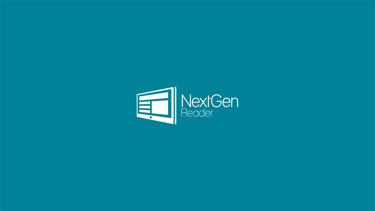 Nextgen Reader 起動画面