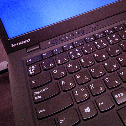 ThinkPad X1 Carbon、キーボード写真