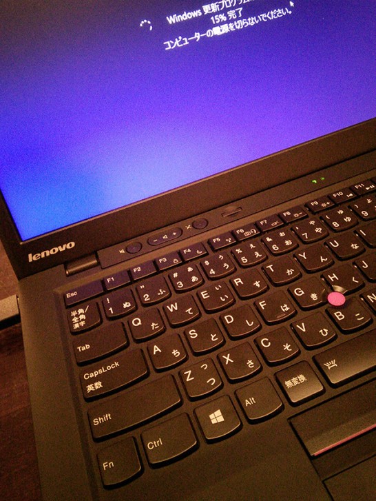 ThinkPad X1 Carbon キーボード写真Fnの位置