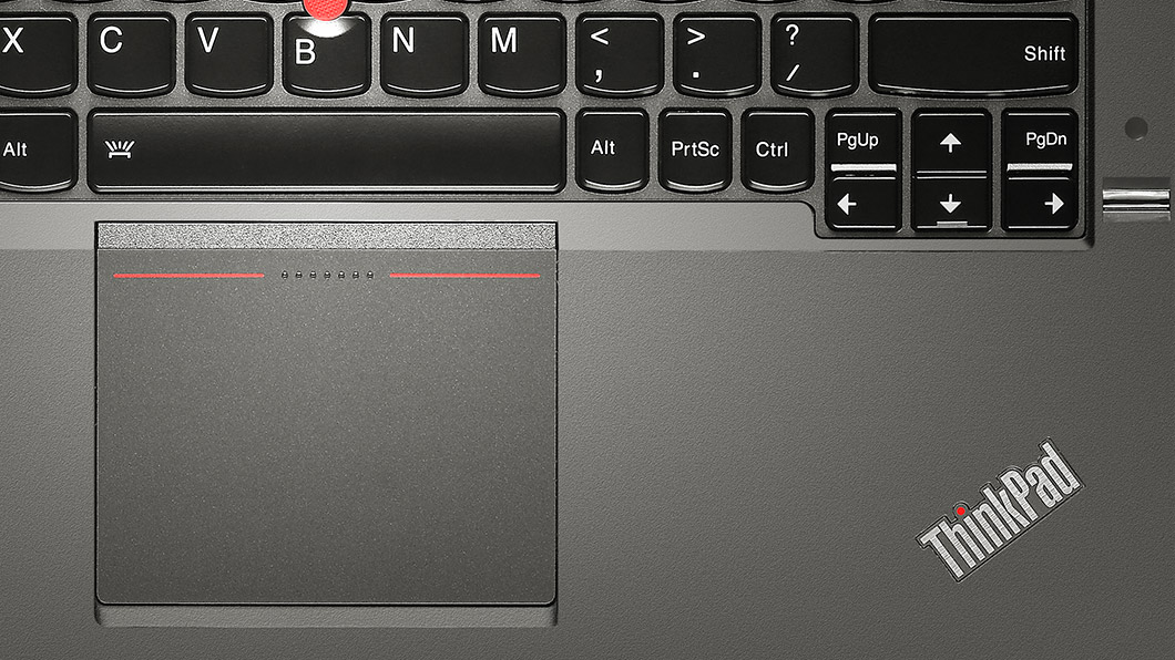 ThinkPad X240、5ボタントラックパッド部分画像