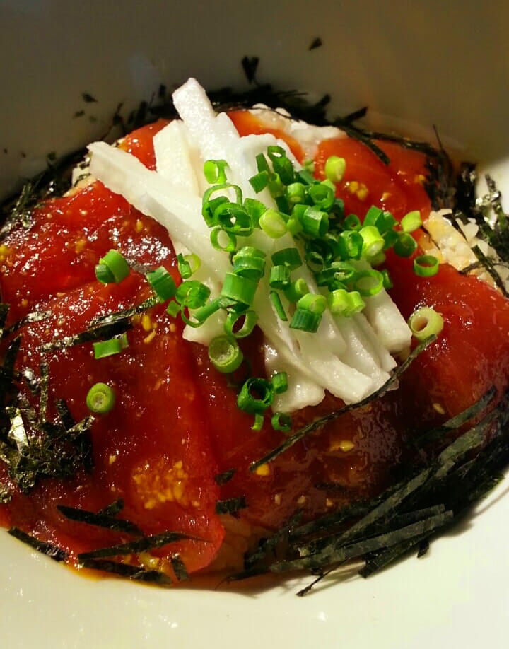 おふろcafe utatane マグロと長芋の漬け丼画像