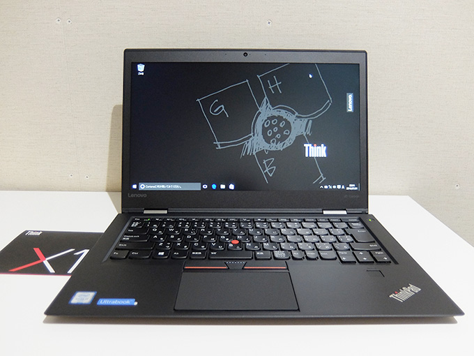ThinkPad X1 Carbon 2016年モデル、全体写真